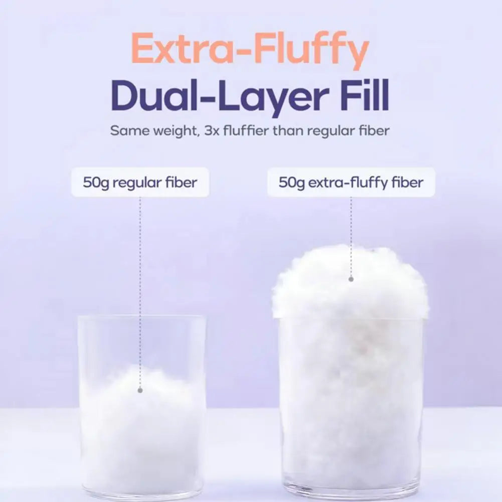 Everyday Use Pillow Soft Pillow Puff Pillow for Side Back Sleepers Soft Breathable Quilted Sleeping Machine Washable Fluffy