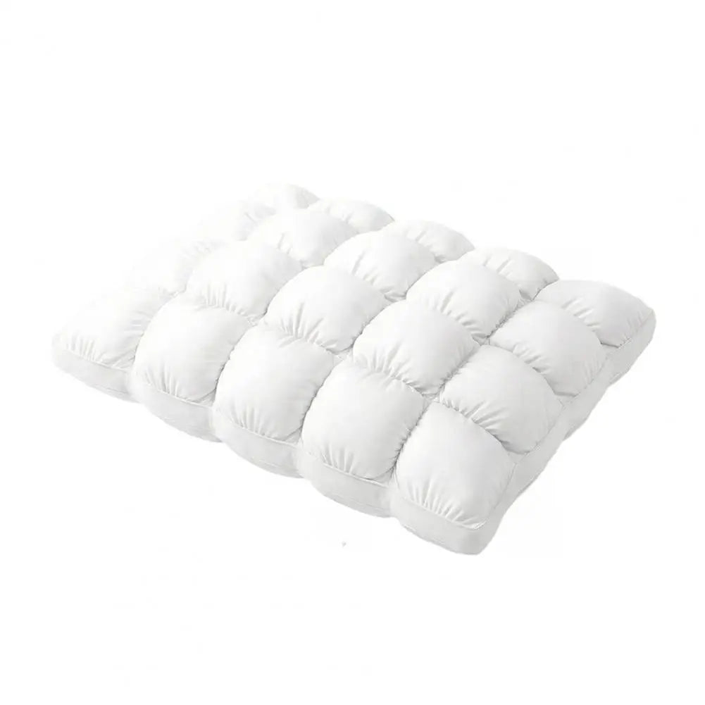 Everyday Use Pillow Soft Pillow Puff Pillow for Side Back Sleepers Soft Breathable Quilted Sleeping Machine Washable Fluffy