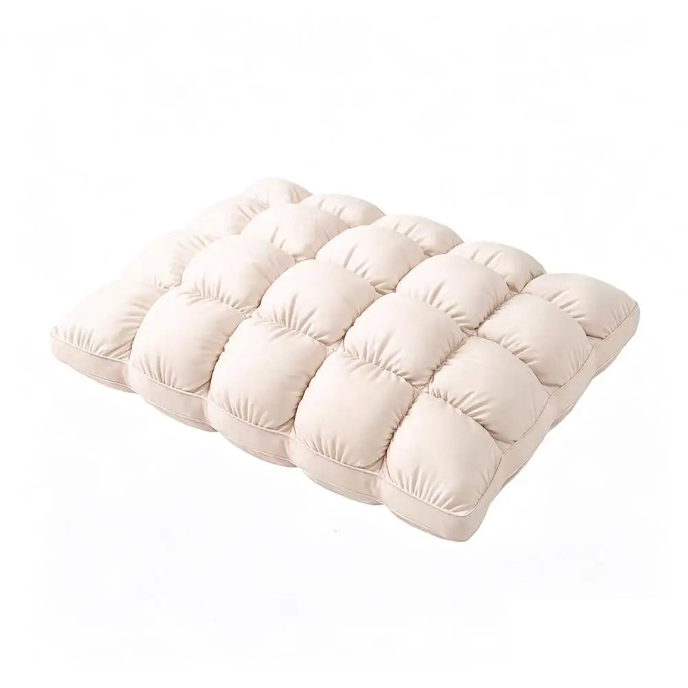Everyday Use Pillow Soft Pillow Puff Pillow for Side Back Sleepers Soft Breathable Quilted Sleeping Machine Washable Fluffy